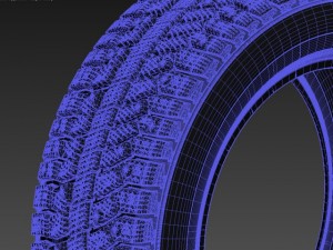 winter tyre 3D Model
