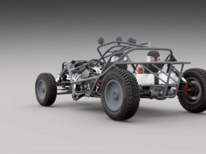 racing baggi v8 3D Модель