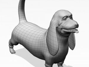 basset hound 3Dモデル