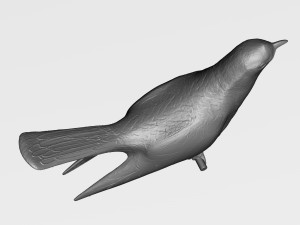 3d printable bird 3Dモデル