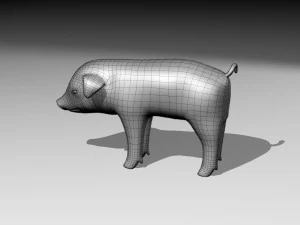 Little pig 3D Model