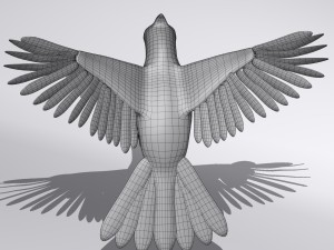 northern cardinal Modèle 3D