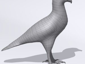 crested caracara 3D Model