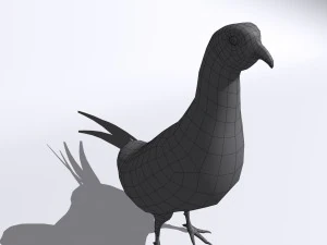 तीतर 3D मॉडल