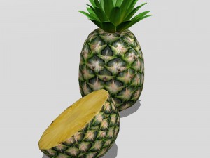 Pineapple 3D मॉडल