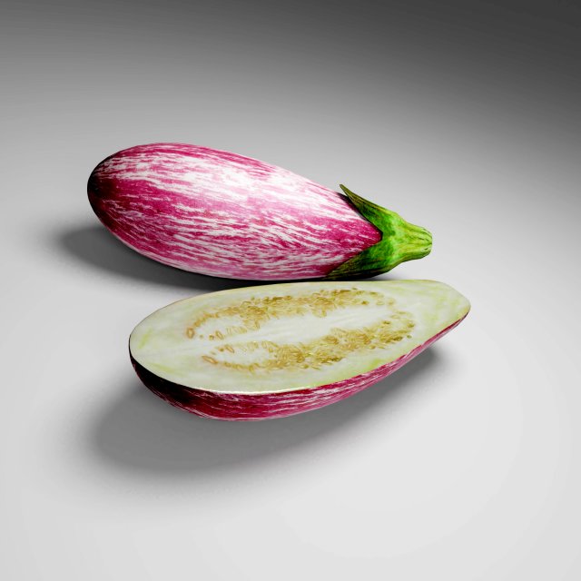 Eggplant 3D मॉडल .c4d .max .obj .3ds .fbx .stl .blend 