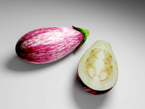 Eggplant 3D मॉडल