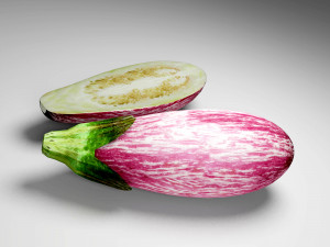 Eggplant 3D मॉडल