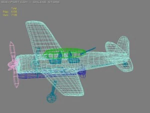 nakajima b6n 3D Model