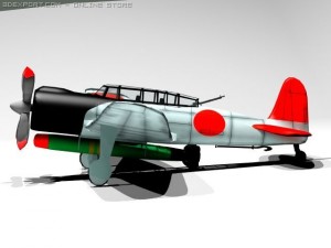 nakajima b6n 3D Модель