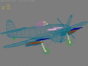 hawker typhoon Modelo 3D