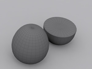 pomelo 3D 模型