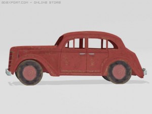 old car Modelo 3D