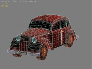 old car Modelo 3D