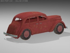 old car Modelo 3D