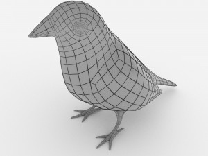 red browed finch Modèle 3D