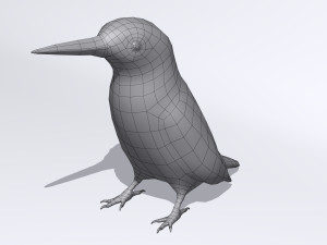 common kingfisher 3Dモデル
