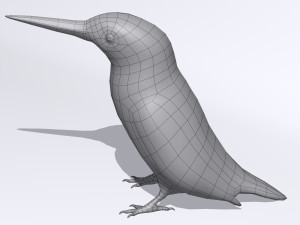 common kingfisher 3Dモデル