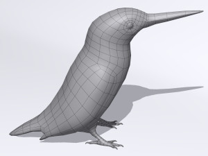 common kingfisher 3Dモデル