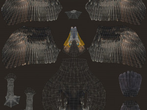 Great cormorant 3D Модель