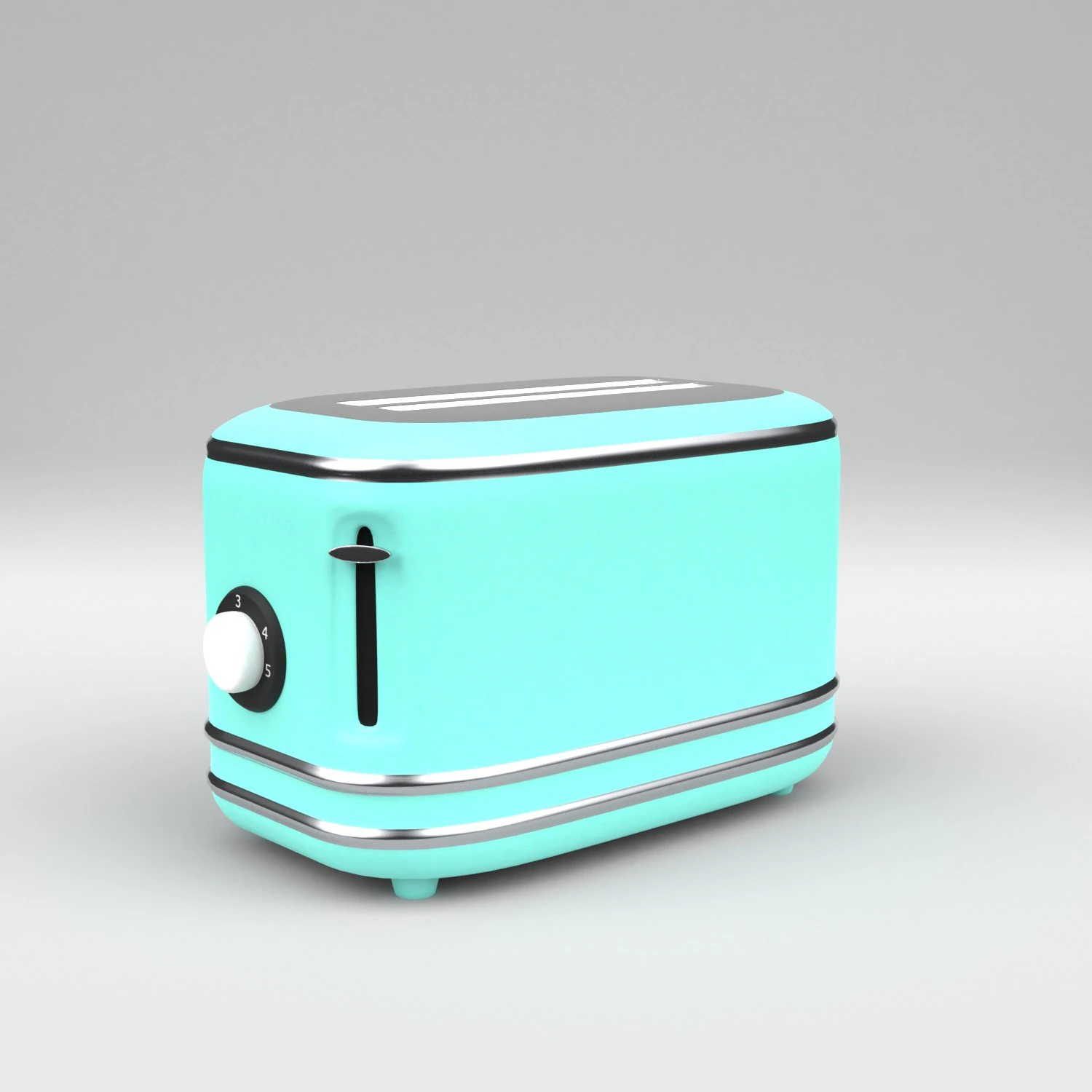 vintage toaster 3d 3D Model .c4d .max .obj .3ds .fbx .stl .blend 