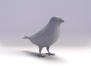 painted bunting 3d 3D Modell