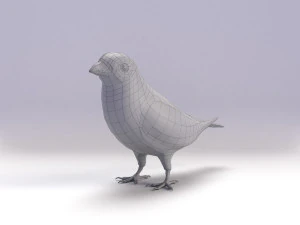 painted bunting 3d 3D Model