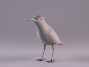 olive-backed sunbird 3D Model