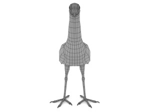 purple swamphen 3D Модель