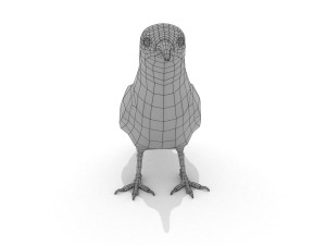 3d eurasian nutcracker model Modèle 3D