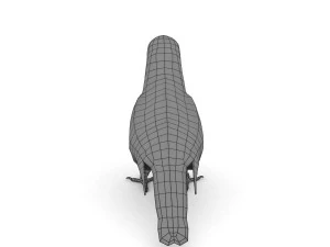 pine grosbeak pinicola enucleator 3D Model