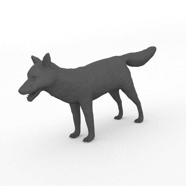 fox printable 3D Принт Модель .c4d .max .obj .3ds .fbx .stl .blend 