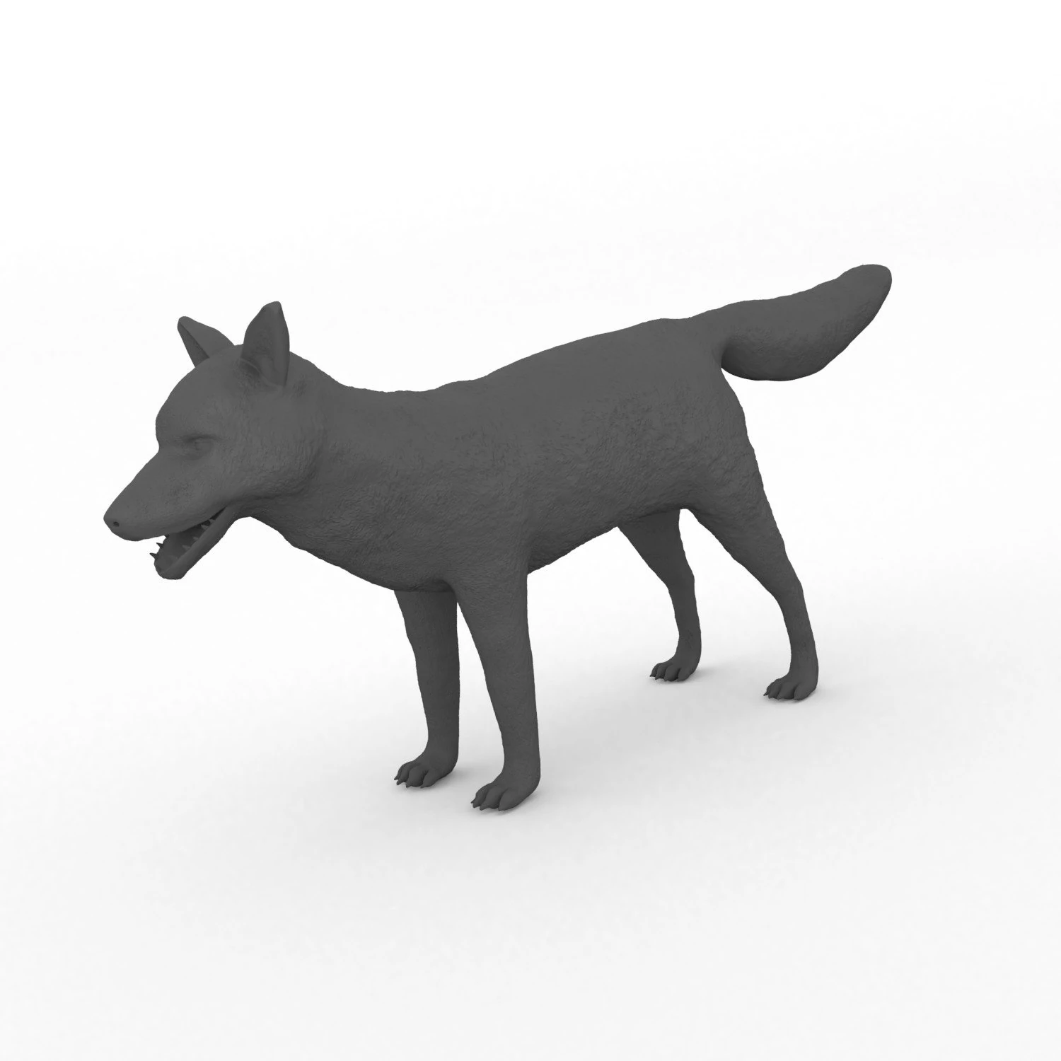 fox printable 3D Print Model .c4d .max .obj .3ds .fbx .stl .blend 