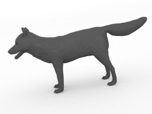 fox printable 3D Принт Модель