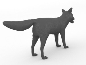 fox printable 3D Принт Модель
