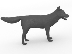fox printable 3D Принт Модель