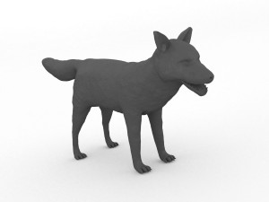 fox printable 3D Принт Модель