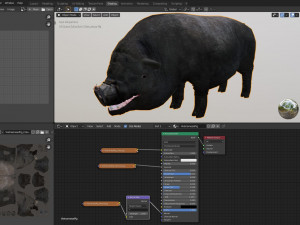 vietnamese pot-bellied pig Modelo 3D