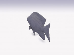 blue damselfish 3D Модель