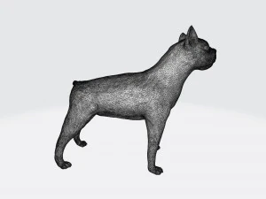 Бостон терьер 3D Принт Модель