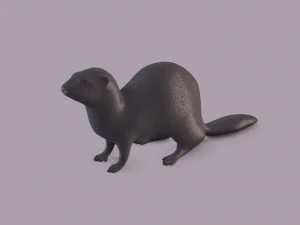 フェレット 3Dプリントモデル
