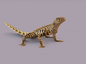 lizard figurine Model do druku 3D