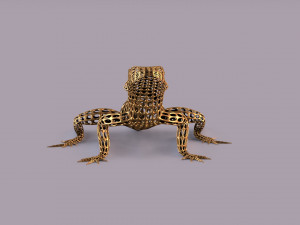 lizard figurine 3D Baskı Modeli