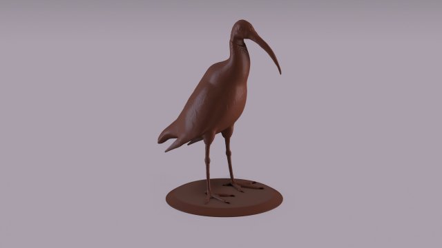 australian ibis figurine 3D Принт Модель .c4d .max .obj .3ds .fbx .stl .blend 