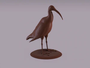 australian ibis figurine 3D Print Model