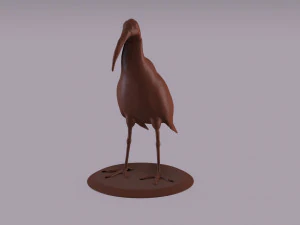 australian ibis figurine 3D Print Model