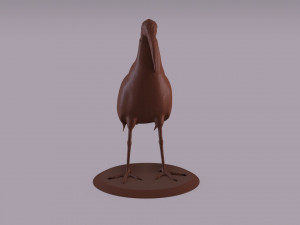 australian ibis figurine 3D Принт Модель
