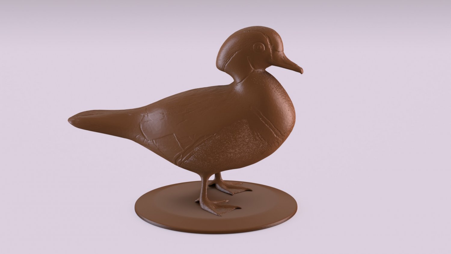 3d модель утки