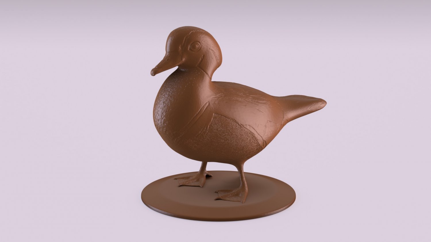 3d модель утки