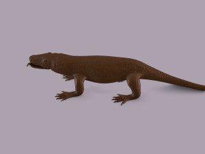 komodo dragon figurine 3Dプリントモデル